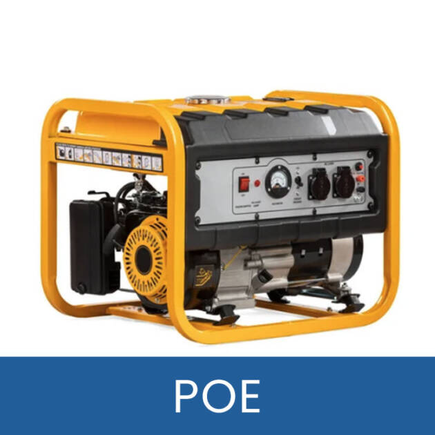 yellow portable generator